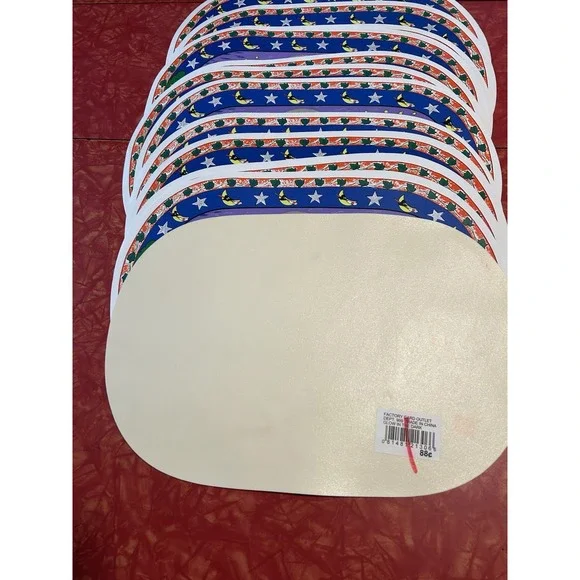 Vintage Vinyl Halloween Placemats Pumpkin Patch Glow In The Dark Set Of 12 - Picture 3 of 6